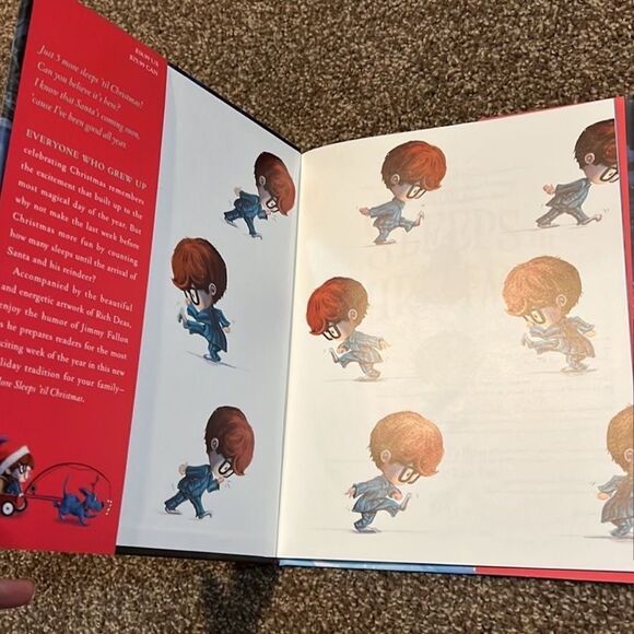 Jimmy Fallon Christmas book for kids (Hardcover) NEW - Picture 4 of 8